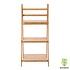 Decopatent Ladderrek / opbergrek van bamboe hout - Houten ladder rek / rekje voor in badkamer - Badkamerrek van Decopatent®