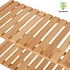 Decopatent Opbergrek van bamboe hout - Als open badkamerrek, schoenenrek of keukenrek - Opbergkast met 5 verstelbare etages / planken - Rek voor badkamer, keuken en hal - 60 cm breed - Decopatent®