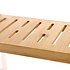 Decopatent Staand opbergrek van bamboe hout - Smal badkamerrek, keukenrek, slaapkamerrek etc - Voor badkamer, keuken - Decopatent®