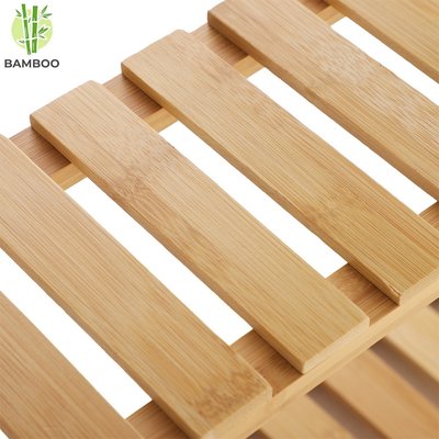 Decopatent Bamboe wandplank met 3 verstelbare etages - Hangend houten wandrek - O.a. voor de badkamer - 60 x 15 x 54 cm (L x B x H) - Decopatent®