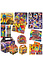 Henbrandt 10 STUKS | KANT-EN-KLARE Gevulde SUPER HERO Traktatiedozen INCLUSIEF Uitdeel Kado's. Bestaande uit: Uitdeelbox, Krijtjes, Notitieblok, Flipperspel, Puzzel, Stickervel en Bellenblaas | Jongens | Tractatiedozen voor Verjaardagen en Kinderfeestjes