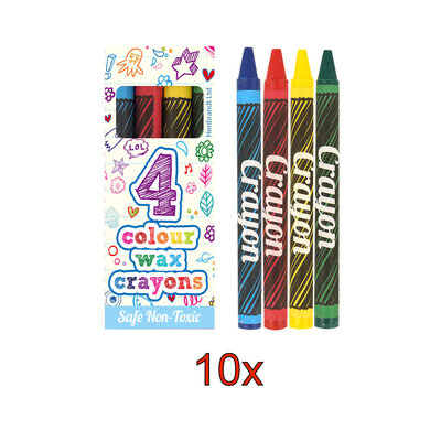 Henbrandt 10 STUKS | KANT-EN-KLARE Gevulde PONY / PAARDEN Traktatiedozen INCLUSIEF Uitdeel Kado's. Bestaande uit: Uitdeelbox, Krijtjes, Notitieblok, Flipperspel, Puzzel, Stickervel en Bellenblaas | Meisjes | Tractatiedozen voor Verjaardagen en Kinderfeestjes