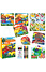 Decopatent 10 STUKS | LUXE DINOSAURUS Traktatie Tas INCLUSIEF SPEELGOED. Bestaande uit: Tasje, Krijtjes, Notitieblok, Flipperspel, Puzzel, Stickervel en Bellenblaas | Traktaties Uitdeelcadeaus voor Verjaardagen en Kinderfeestjes