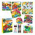 Henbrandt 10 STUKS | LUXE DINOSAURUS Traktatie Tas INCLUSIEF SPEELGOED. Bestaande uit: Tasje, Krijtjes, Notitieblok, Flipperspel, Puzzel, Stickervel en Bellenblaas | Traktaties Uitdeelcadeaus voor Verjaardagen en Kinderfeestjes