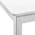 Decopatent Kindertafel met stoeltjes van hout - 1 tafel en 2 stoelen voor kinderen - Wit - Kleurtafel / speeltafel / knutseltafel / tekentafel / zitgroep set - Decopatent®
