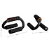 Decopatent Push up bars - Set van 2 stuks - Stevige opdruksteunen voor push ups - S-Vorm voor hoge stabiliteit - Foam handvatten voor extra grip - Zwart met oranje - Decopatent®