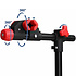 Decopatent Montagestandaard fiets - Luxe uitvoering - 360° draaibaar, verstelbaar, met gereedschapsbakje en stuurhouder - Fietsreparatiestandaard - Fiets montage reparatie standaard - O.a voor racefiets, MTB fietsen standaard - Decopatent®