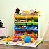 Decopatent Opbergkast kinderen met 12 bakken - Opbergrek voor opbergen van speelgoed, boeken en knuffels - Kinderkast / organizer / speelgoedkast voor kinderkamer in wit - Decopatent®