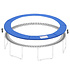 Decopatent Trampolinerand 305 cm diameter – Rond - Hoge kwaliteit beschermrand - Blauw - Trampoline rand afdekking universeel - Decopatent®