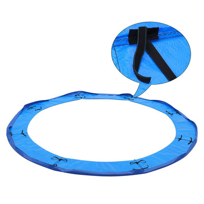 Decopatent Trampolinerand 305 cm diameter – Rond - Hoge kwaliteit beschermrand - Blauw - Trampoline rand afdekking universeel - Decopatent®