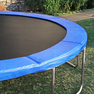 Decopatent Trampolinerand 305 cm diameter – Rond - Hoge kwaliteit beschermrand - Blauw - Trampoline rand afdekking universeel - Decopatent®