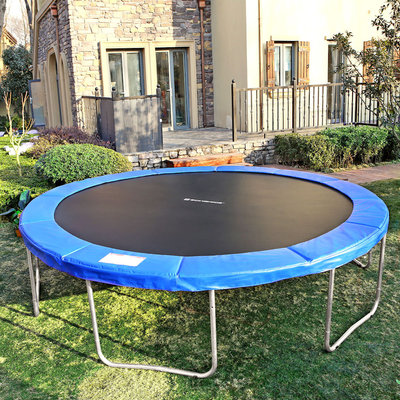 Decopatent Trampolinerand 366 cm diameter – Rond - Hoge kwaliteit beschermrand - Blauw - Trampoline rand afdekking universeel - Decopatent®