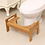 Decopatent Bamboe Toiletkrukje - WC krukje - Voor de juiste zit houding op het toilet - Soepelere stoelgang op het toilet door een natuurlijke hurkhouding - Helpt bij aambeien, obstipatie, opgeblazen gevoel en andere darmklachten - Decopatent®
