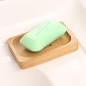 Decopatent Bamboe Zeepbakje - Houten zeephouder voor in de douche, badkamer of keuken - zeepschaaltje - Decopatent®