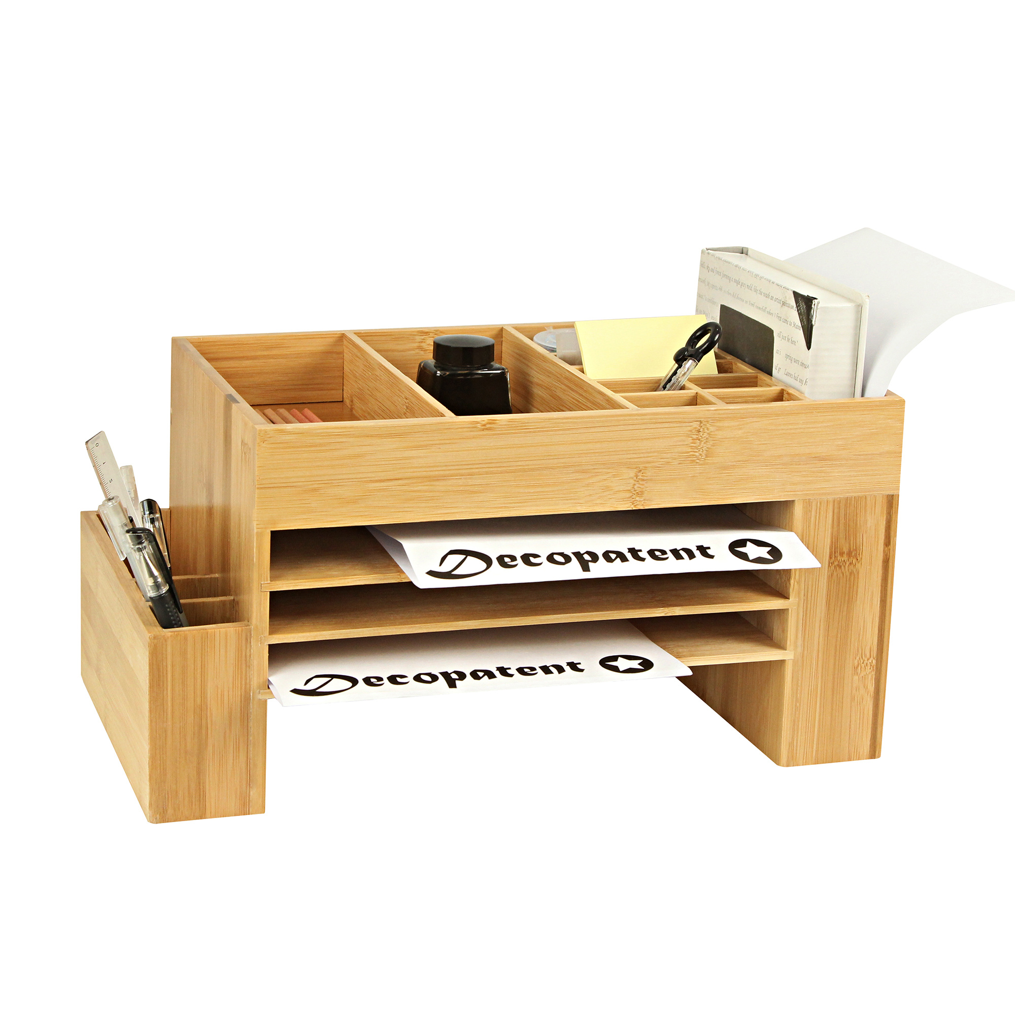 Badkamer Overtreffen Doelwit DECOPATENTBamboe bureau organizer met pennenbakje en brievenbakje – Bamboe  hout, groot formaat - Decopatent - 𝕍𝕖𝕣𝕜𝕠𝕠𝕡 ✪ 𝕔𝕠𝕞