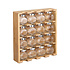 Decopatent Decopatent® Kruidenrekje - Kruidenrek met 16 kruidenpotjes van glas - Keukenrek - Specerijen rek - Bamboe Hout - 4 laag