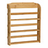 Decopatent Ophangbaar kruidenrek voor 15 kruidenpotjes - Keukenrek / specerijen rek van bamboe hout - 3 laags keukenorganizer - Decopatent®