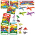 Decopatent 40 STUKS | Dinosaurus Traktatie / Uitdeel Kado's, bestaande uit: 10x Dinosaurus Uitdeelzakjes, 10x Dinosaurus Puzzel, 10x Dino Foam Vliegtuigen en 10x Dino figuur | Dino Uitdeelzakjes met cadeautjes voor 10 Kinderen