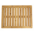 Decopatent Grote bamboe badmat voor douche of bad - Houten douchemat / badkamermat / saunamat - Decopatent®