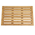 Decopatent Bamboe badmat voor douche of bad - Houten douchemat / badkamermat / saunamat - Decopatent®