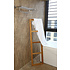 Decopatent Staande Bamboe handdoeken Ladder Rek -  badkamer handdoekhouder voor tegen de muur - handdoekladder - handdoekenrek hout - handdoekrek - Decopatent®