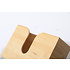 Decopatent Bamboe Tissue box voor aan de wand - Tissuehouder voor wandmontage - tissuedoos - tissuebox voor in Wc, badkamer of Keuken- muur zakdoekendoos - zakdoekjes houder van hout - Decopatent®