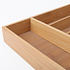 Decopatent Bamboe bestekbak voor keukenla - Bestek organizer van hoogwaardig bamboe hout - Bestekcassette van Decopatent®