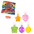 Henbrandt 10 STUKS | LUXE PRINSESSEN Traktatie Doos INCLUSIEF Uitdeel Kado's. Bestaande uit: Uitdeelbox, Krijtjes, Notitieblok, Flipperspel, Puzzel, Stickervel en Bellenblaas | Meisjes | Tractatiedozen voor Verjaardagen en Kinderfeestjes
