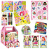 Henbrandt 10 STUKS | LUXE PRINSESSEN Traktatie Doos INCLUSIEF Uitdeel Kado's. Bestaande uit: Uitdeelbox, Krijtjes, Notitieblok, Flipperspel, Puzzel, Stickervel en Bellenblaas | Meisjes | Tractatiedozen voor Verjaardagen en Kinderfeestjes