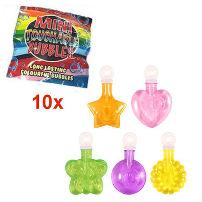 Henbrandt 10 STUKS | LUXE PRINSESSEN Traktatie Tas INCLUSIEF Uitdeel Kado's. Bestaande uit: Tasje, Krijtjes, Notitieblok, Flipperspel, Puzzel, Stickervel en Bellenblaas | Meisjes | Tractatiedozen voor Verjaardagen en Kinderfeestjes