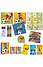 Henbrandt 10 STUKS | LUXE VOETBAL Traktatie Tas INCLUSIEF Uitdeel Kado's. Bestaande uit: Tasje, Krijtjes, Notitieblok, Flipperspel, Puzzel, Stickervel en Bellenblaas | Jongens | Tractatiedozen voor Verjaardagen en Kinderfeestjes