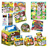 Henbrandt 10 STUKS | LUXE BOERDERIJ Traktatie Doos INCLUSIEF Uitdeel Kado's. Bestaande uit: Uitdeelbox, Krijtjes, Notitieblok, Flipperspel, Puzzel, Stickervel en Bellenblaas | Jongens & Meisjes | Tractatiedozen voor Verjaardagen en Kinderfeestjes