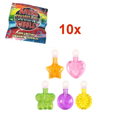 Henbrandt 10 STUKS | LUXE BOERDERIJ Traktatie BLAUWE Tas INCLUSIEF Uitdeel Kado's. Bestaande uit: Tasje, Krijtjes, Notitieblok, Flipperspel, Puzzel, Stickervel en Bellenblaas | Jongens & Meisjes| Tractatiedozen voor Verjaardagen en Kinderfeestjes