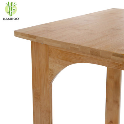 Decopatent Bedtafeltje / bijzettafel / laptoptafel van bamboe hout - Voor laptop - Klein tafel bureautje voor woonkamer en slaapkamer - Decopatent®