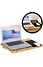 Decopatent Laptop standaard van Bamboe hout - Groot 60 cm - Houten laptopstandaard - Laptop verhoger / verhoging voor bureau - Laptoptafel Schoot - Schoottafel - Bedtafel - Knietafel - Decopatent®