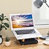 Decopatent Laptop standaard van Bamboe hout - Houten laptopstandaard - Ergonomische werkplek voor Laptops en Tablets - Notebook - Laptop verhoger / verhoging voor bureau - Decopatent®