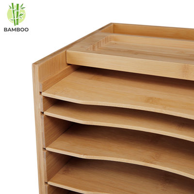 Decopatent Brievenbak met 5 vakken - Bureau organizer / desk organizer / postbakje met ruimte voor brieven, telefoon, pennen, paperclips - Post opberger met brievenbakjes - Decopatent®