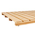 Decopatent Bamboe badmat voor douche of bad - Houten douchemat / badkamermat / saunamat - Kleur: Bamboe - Decopatent®