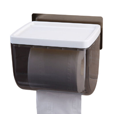 Decopatent Hangende Toiletrolhouder voor Wc Rollen wc papier - Montage zonder boren – Toiletrolhouder met plankje & Telefoon sleuf - Toiletpapier houder – Wc papier houder Hangend – Wc Rolhouder & Toilet papier rol houder - Decopatent® 