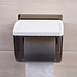 Decopatent Hangende Toiletrolhouder voor Wc Rollen wc papier - Montage zonder boren – Toiletrolhouder met plankje & Telefoon sleuf - Toiletpapier houder – Wc papier houder Hangend – Wc Rolhouder & Toilet papier rol houder - Decopatent® 