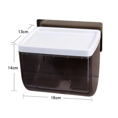 Decopatent Hangende Toiletrolhouder voor Wc Rollen wc papier - Montage zonder boren – Toiletrolhouder met plankje & Telefoon sleuf - Toiletpapier houder – Wc papier houder Hangend – Wc Rolhouder & Toilet papier rol houder - Decopatent® 