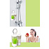 Decopatent Dubbele Hangende Zeepdispenser Wandmontage - Zeepdispenser Hangend - Zeep Dispenser voor Badkamer / Douche / WC / Keuken muur - Zeeppompje voor Handzeep - Desinfectie dispenser - Handen wassen - Zonder Boren & Schroeven - Decopatent®