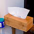 Decopatent Bamboe Tissue box - Tissuehouder voor tissues - Rechthoekige Tissuedoos - Tissuebox voor in Wc, Badkamer of Keuken - Houten Zakdoekendoos - Zakdoekjes houder van hout - Tafel model- Decopatent®