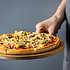 Decopatent Bamboe Pizzaschep voor Pizza's Ø35 Cm - Pizzaplank met handvat - Pizzaborden - Oven - Bbq - Serveerplank