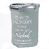 Decopatent Ronde Wasmand met Tekst LAUNDRY TODAY OR NAKED TOMORROW voor al uw vieze was - Inhoud 50 Liter - Badkamer wasmand Rond afsluitbaar - Waszak - Wasmanden in verschillende kleuren - Kleur: Mint Groen - Decopatent®