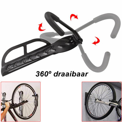 Decopatent Wand Ophangsysteem Fiets Beugel - Muurbevestiging Muurbeugel - Fietsenrek - Fietsdrager - Ophang Beugel Muur - Ophangen Fiets - Wandbeugel - Ophangbeugel - Fiets ophangen aan muur - Muur Bevestiging - Fietsbeugel - Decopatent®