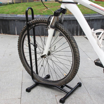 Decopatent PRO Fietsrek om je Fiets Horizontaal in te stallen - Fiets Etalage Display Standaard - Universeel Fietsenrek - Fietsenstalling - Fietsrek voor 1 Fiets - Voor Racefiets MTB Mountainbike Electrische fietsen- Decopatent®