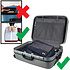 Decopatent Packing Cubes 3 Delige reis Set - Koffer organizer - Handbagage inpak Organizers voor Kleding - Ondergoed - Schoenen – Compression Cubes opberg tassen - kofferorganiser - Kleur BLAUW - Decopatent®