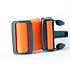 Decopatent Universele stevige Kofferriem voor uw Koffer - Bagageriem - Kofferband - Kofferspanband - Luggage Belt koffer riem - Luggage Strap voor Koffers / Handbagage / Briefkoffers etc. - Lengte verstelbaar tot 180 cm - Kleur: Oranje - Decopatent®