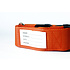 Decopatent Universele stevige Kofferriem voor uw Koffer met naam label - Bagageriem - Kofferband - Kofferspanband - Luggage Belt koffer riem - Luggage Strap voor Koffers / Handbagage / Briefkoffers - Lengte verstelbaar tot 430 cm - Kleur Oranje - Decopatent®